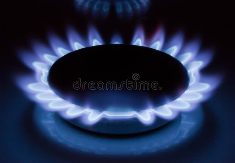 Fiamma di gas fotografia stock libera da diritti Fiamma di gas fotografia stock libera da diritti