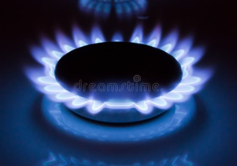 Fiamma di gas immagini stock Fiamma di gas immagini stock