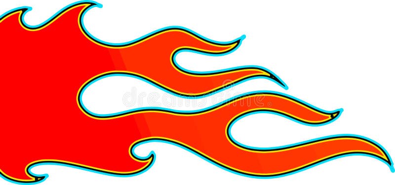 Tribal hotrod muscle car flame graphic for hoods, sides and motorcycles. Can be used as decal, sticker or tattoos too. Tribal hotrod muscle car flame graphic for hoods, sides and motorcycles. Can be used as decal, sticker or tattoos too