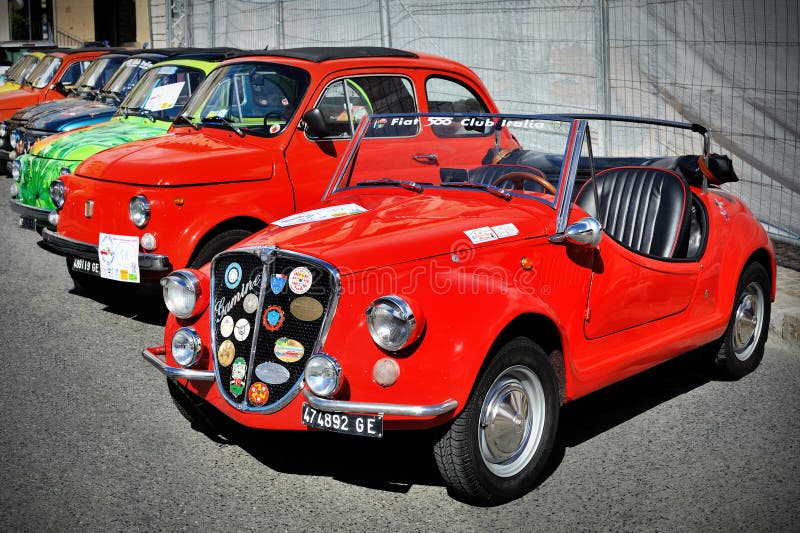 Fiat 500 Gamine The Vignale Gamine is a small rear-engined car based on the Fiat 500