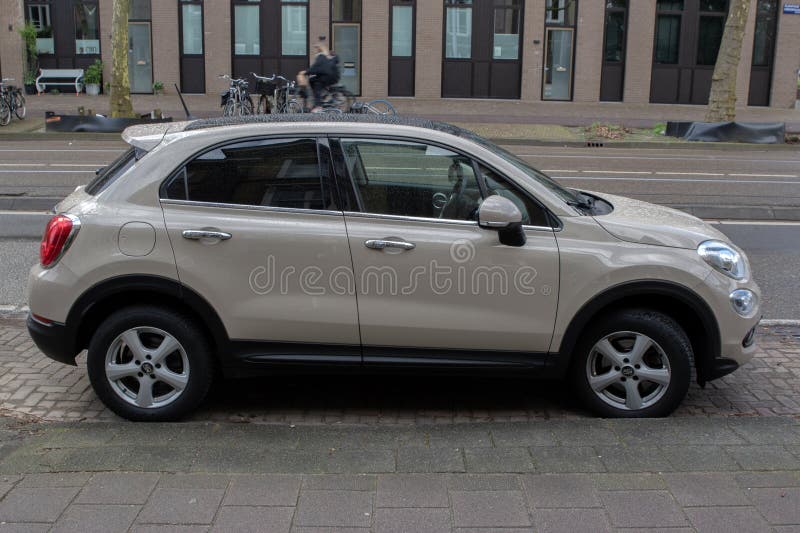 Fiat 500x Car At Amsterdam The Netherlands 23-2-2024. Fiat 500x Car At Amsterdam The Netherlands 23-2-2024.