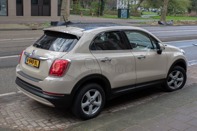 Fiat 500x Car At Amsterdam The Netherlands 23-2-2024. Fiat 500x Car At Amsterdam The Netherlands 23-2-2024.