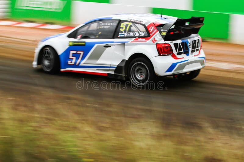 FiaWorldRx-Heikkinen foto de stock royalty free