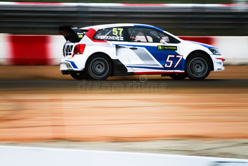 FiaWorldRx-Heikkinen foto de stock royalty free