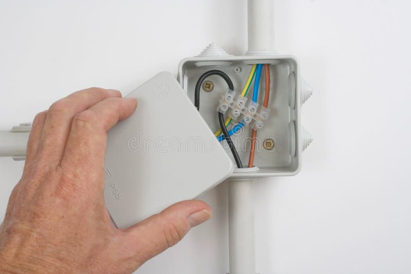 Fiação elétrica foto de stock Fiação elétrica foto de stock