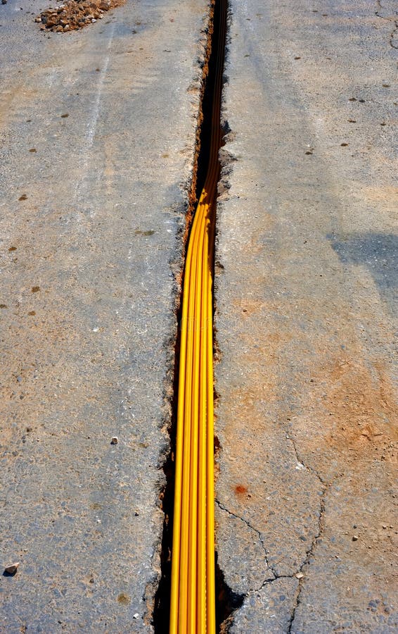Fiber optic trench Free Stock Photos StockFreeImages