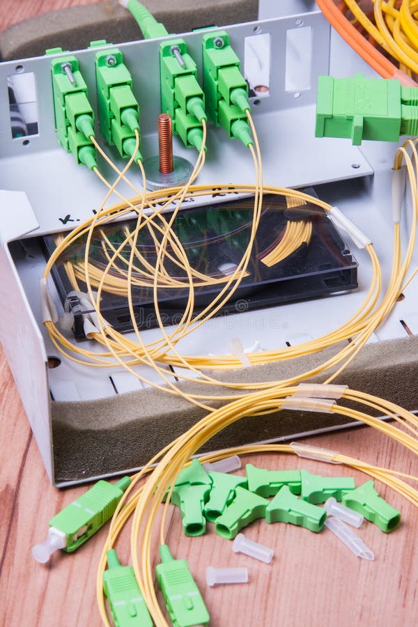 Fiber optic stock photo. Image of optic, integrated, fiber 66221374