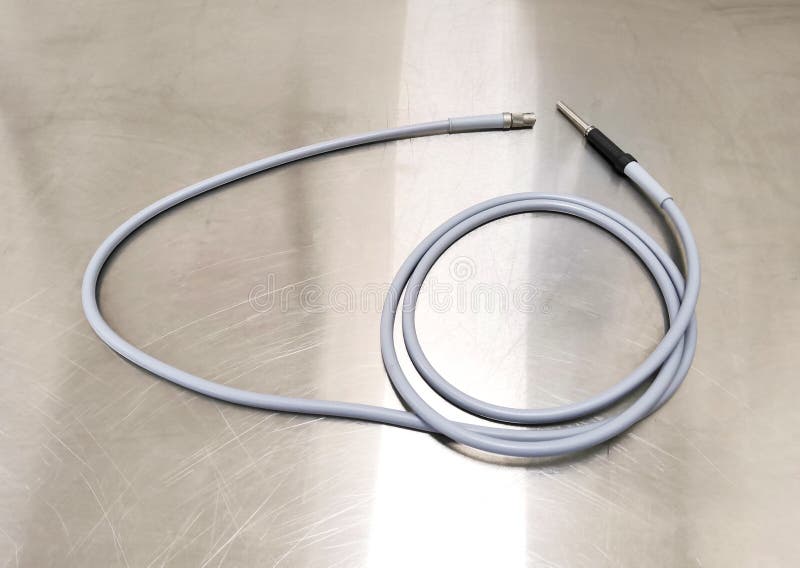 Fiber Optic Light Source Cable Stock Image Image of instrument