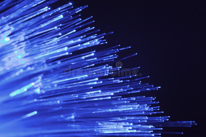 Fiber optic technology royalty free stock photos