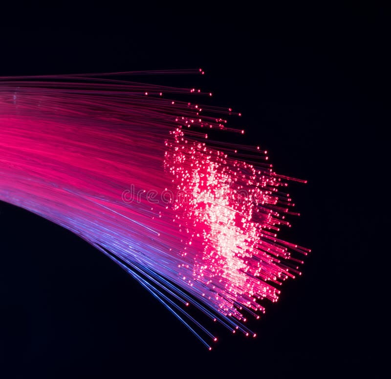 Fiber optical cable stock photo
