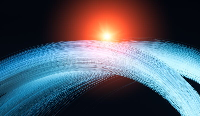 Fiber optical cable royalty free stock images