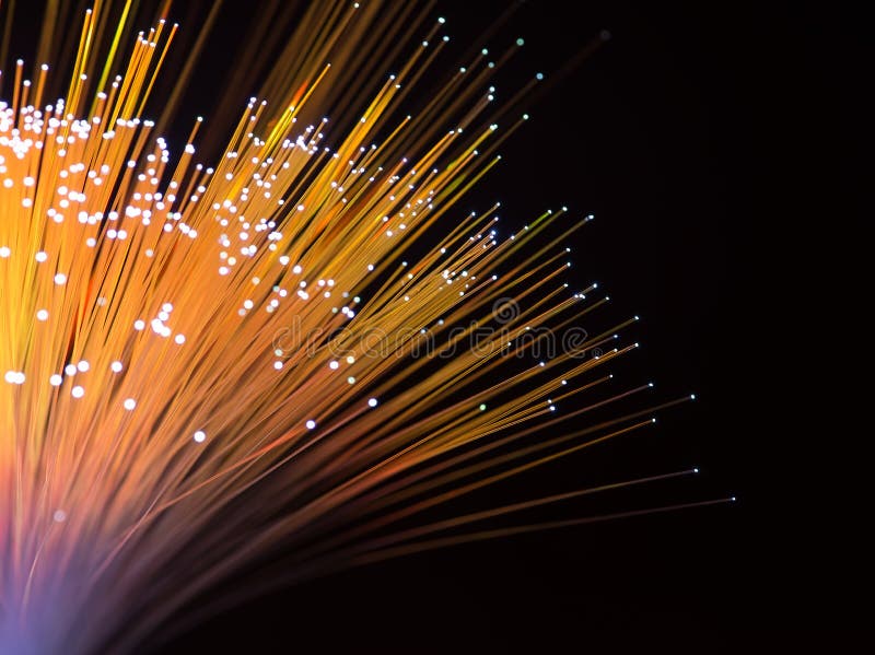 Fiber optical cable royalty free stock photos