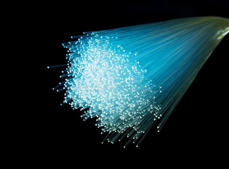 Fiber Optics Lights Background Stock Photo Image of data, future