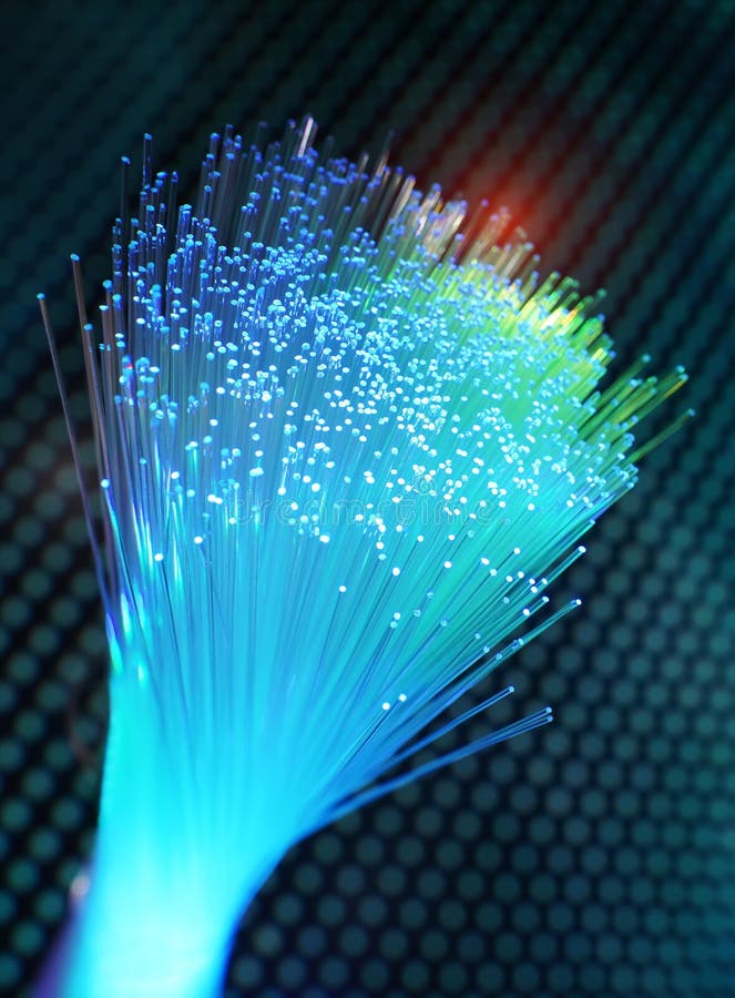Fiber optics network cable stock image. Image of fiberoptics 181846577