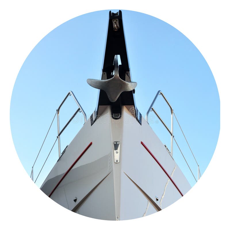 Fiberglass ship is under construction in shipyard, shipbuilding continues