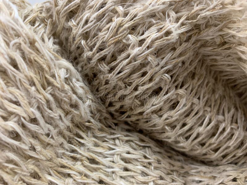 Fibra do cânhamo, tecida das fibras naturais em produtos feitos à mão das telas dos aldeões
