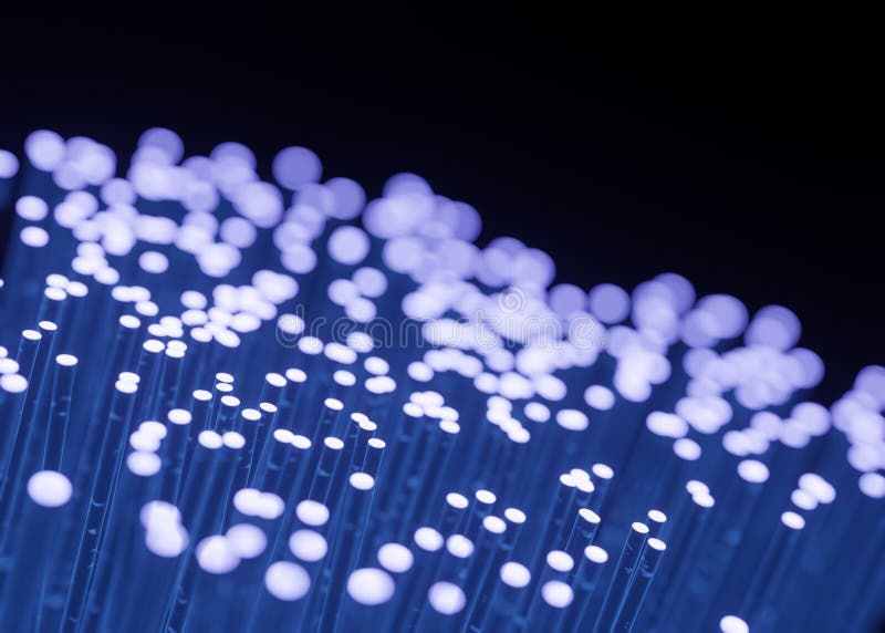 Fibre Optic for Data Transfer Transmission Stock Image Image of