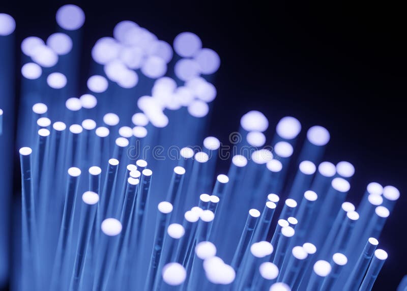 Fibre Optic for Data Transfer Transmission Stock Illustration