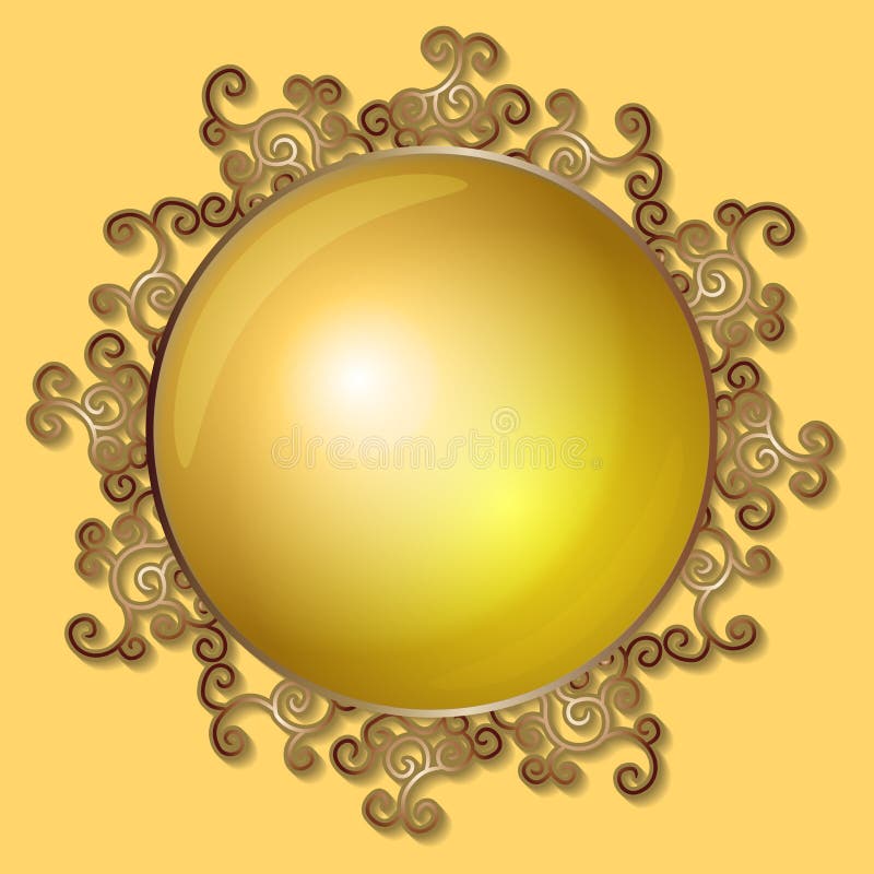 Fibula d'annata illustrazione vettoriale Fibula d'annata illustrazione vettoriale