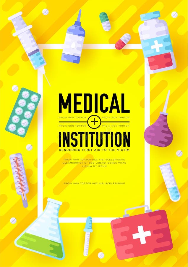 Fiche d'information sur la médecine Modèle médical du prospectus, des magazines, des affiches, des couvertures de livres, des ban illustration stock Fiche d'information sur la médecine Modèle médical du prospectus, des magazines, des affiches, des couvertures de livres, des ban illustration stock