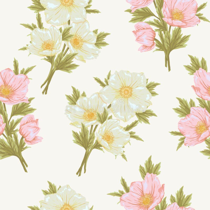 Field flover pattern 3 stock vector. Illustration of beautiful - 31949310