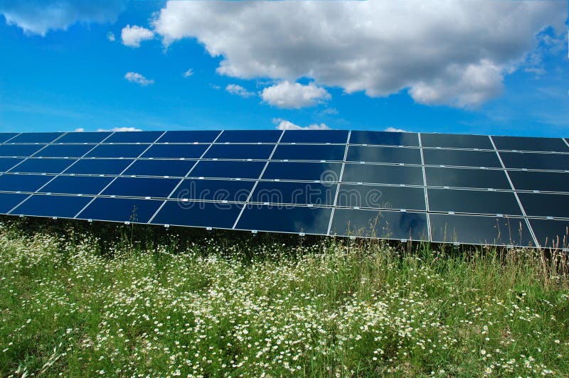 A field of photovoltaic panels