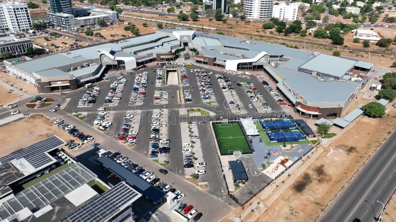 Fields mall in Gaborone, Botswana, Africa royalty free stock photo