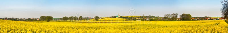 Fields and village