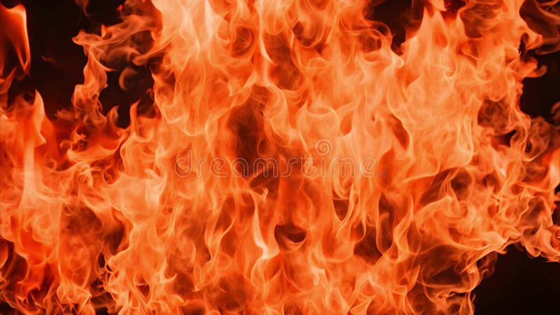 Fiery Abstract Flames vector illustration