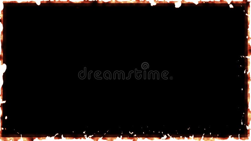 Fiery abstract rectangle stock illustration