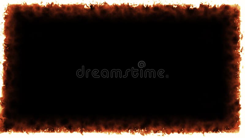 Fiery abstract rectangle stock illustration