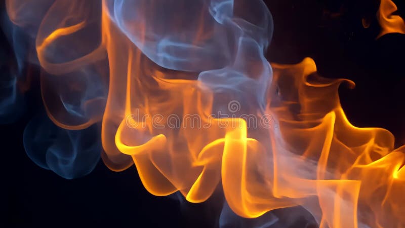 Fiery abstract smoke pattern, dynamic flow. Creativity and energy concept royalty free illustration