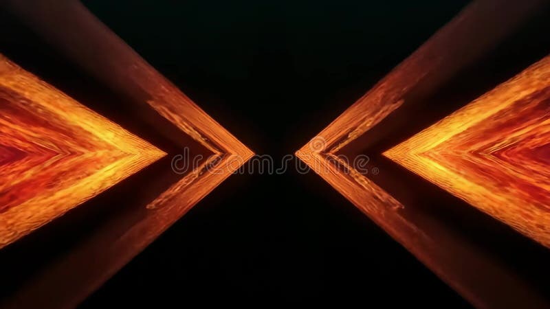 Fiery Abstract Tunnel Animation Loop vector illustration