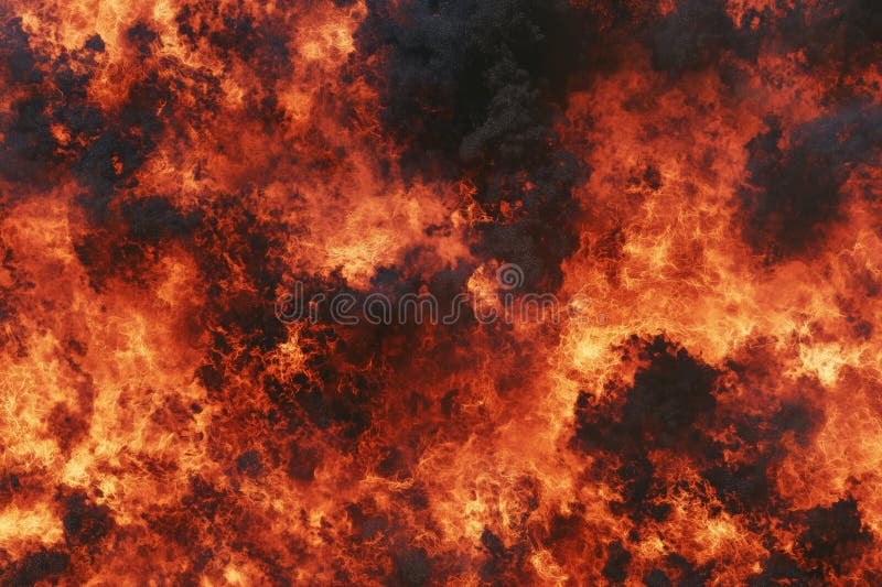 Fiery Blaze mit intensiven Flammen und texturiertem Hintergrund für kreative Projekte stock abbildung
