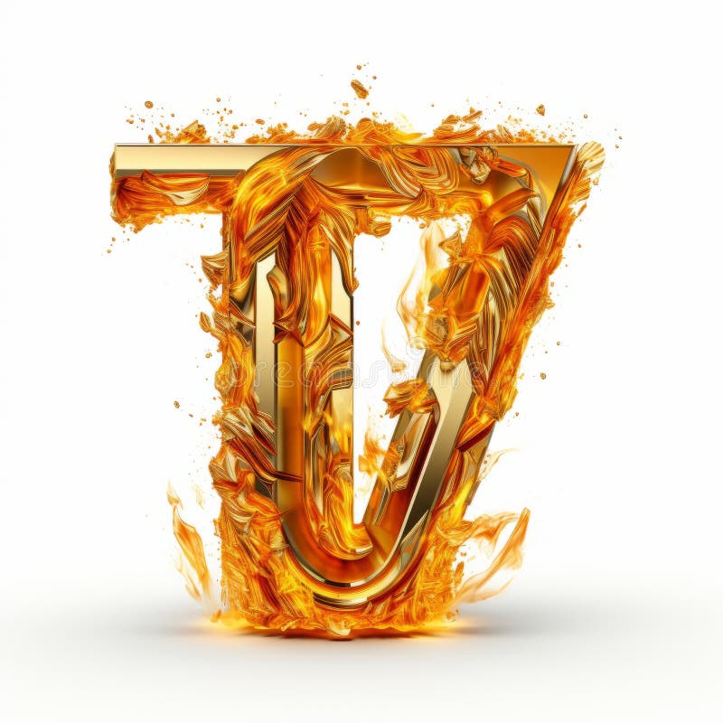 a 3d letter "t" is depicted in this photo, illuminated and consumed by fire on a white background. the composition follows the principles of the golden ratio and canon 7, while incorporating figurative symbolism. the sculpture showcases fluid and glass-like qualities, creating an uncanny combination. the bold lettering stands out, making it a contest winner. ai generated. a 3d letter "t" is depicted in this photo, illuminated and consumed by fire on a white background. the composition follows the principles of the golden ratio and canon 7, while incorporating figurative symbolism. the sculpture showcases fluid and glass-like qualities, creating an uncanny combination. the bold lettering stands out, making it a contest winner. ai generated