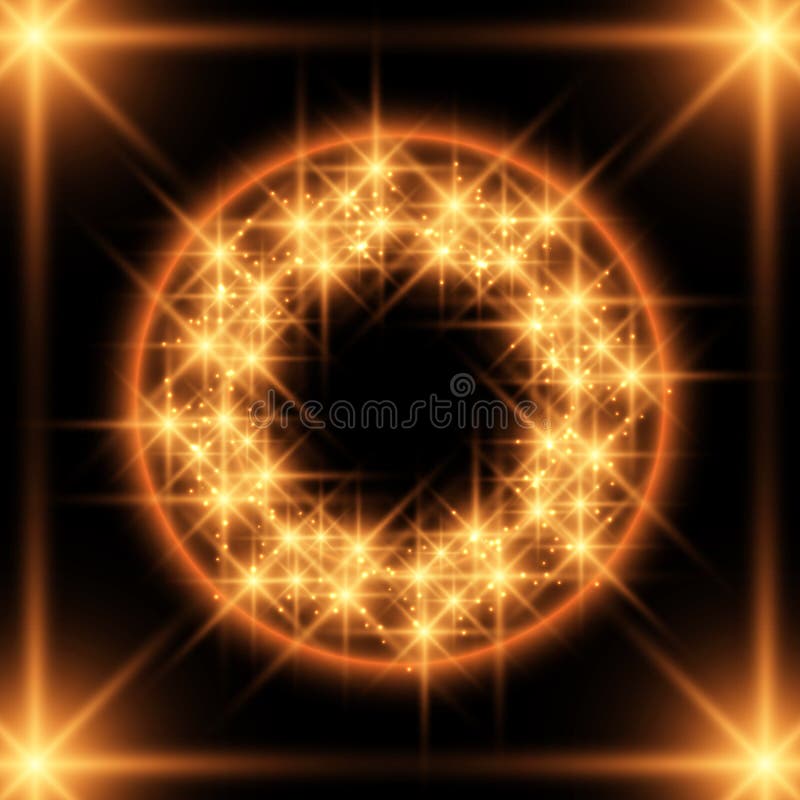 fiery ring neon emptiness 46920209