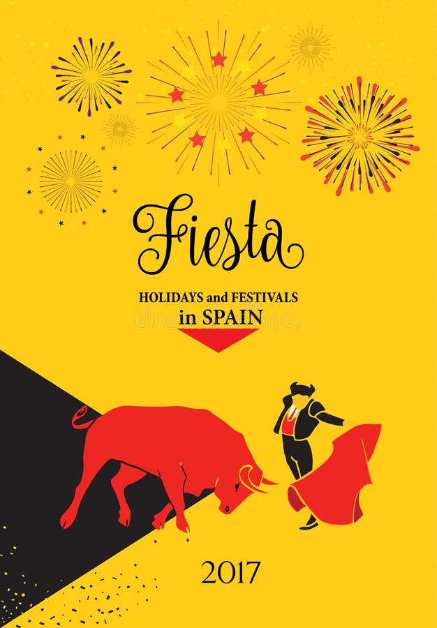Fiestas Spanien stock illustrationer Fiestas Spanien stock illustrationer