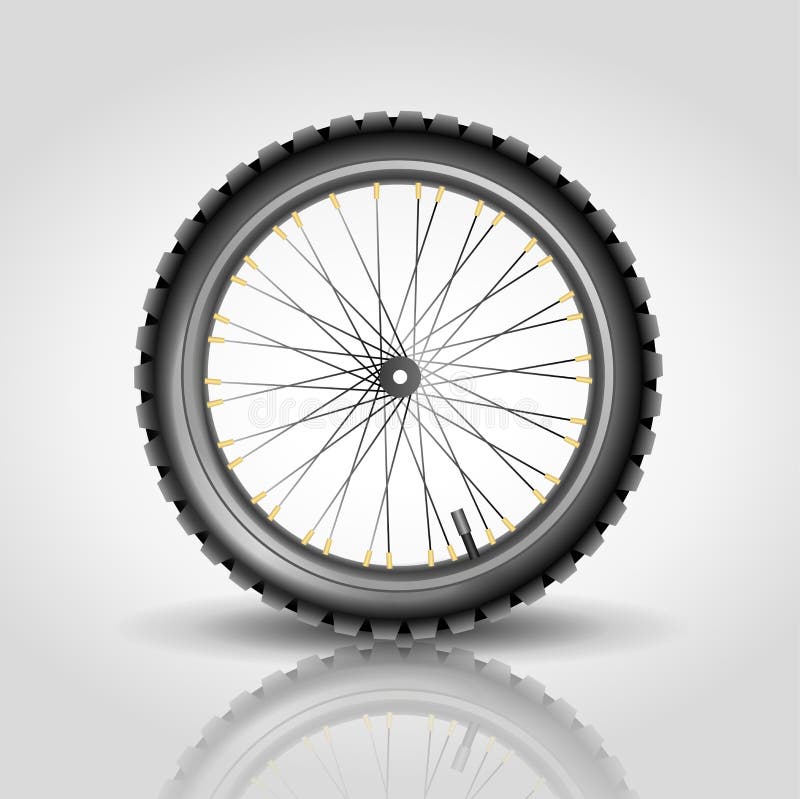 Fietswiel stock illustratie Fietswiel stock illustratie