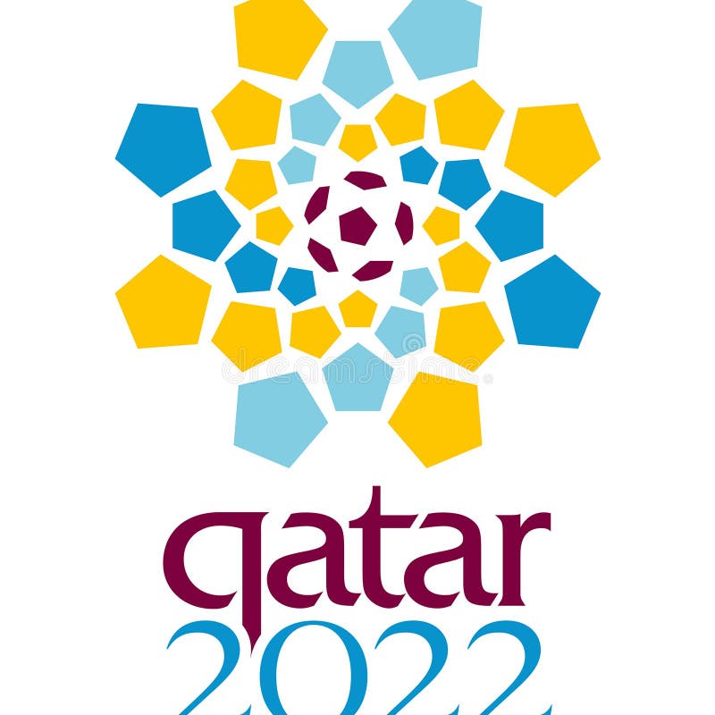 Official logo fifa world cup qatar 2022 mondial Vector Image