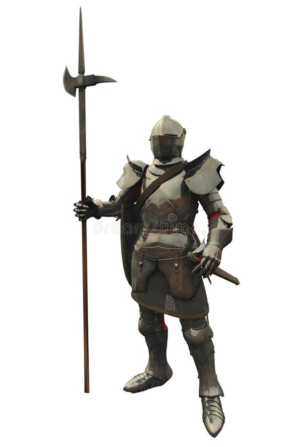Fifteenth Century Medieval Knight stock illustration Fifteenth Century Medieval Knight stock illustration
