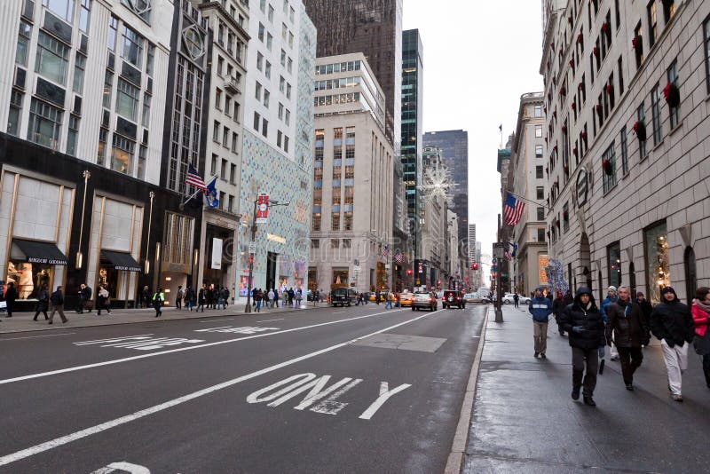 Fifth Avenue New York City royalty free stock photos