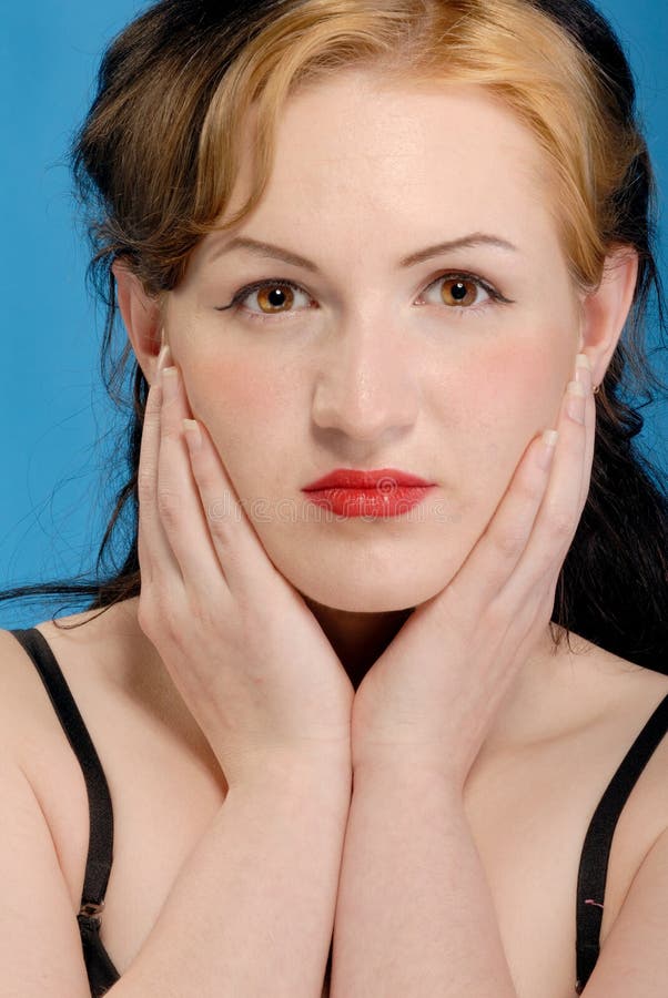 Fifties cheesecake girl stock photo. Image of pinup, full 7003034