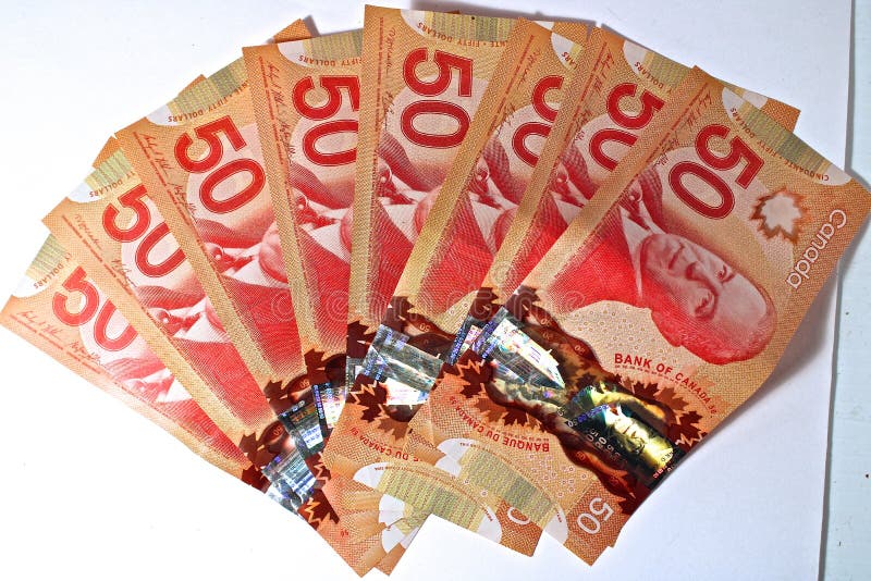 50 fifty canadian dollars Stock Photo - Alamy