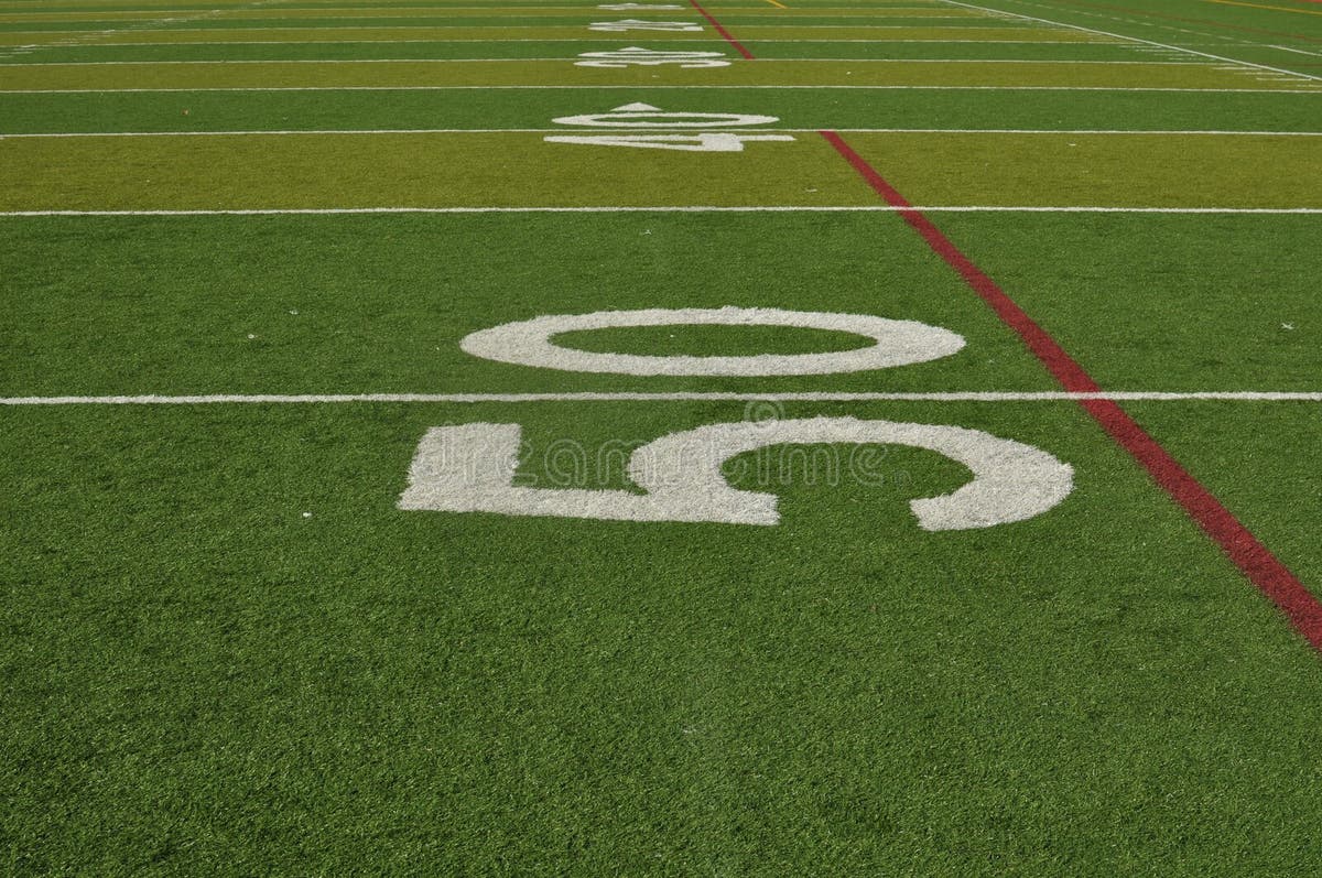Football Numbers Fifty stock photo. Image of yard, field - 3358186
