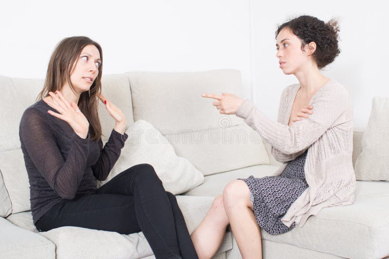 Fight between two women stock image Fight between two women stock image