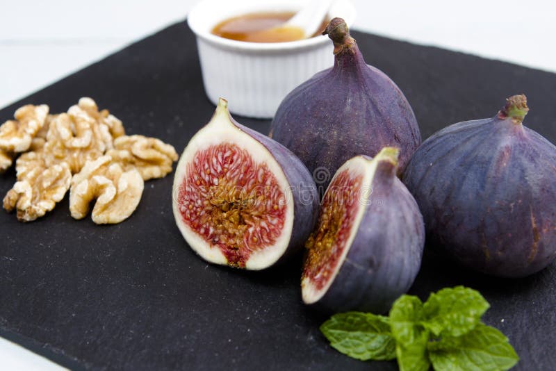 Figs and honey stock photo. Image of sweet, eating, cuisine 78929416