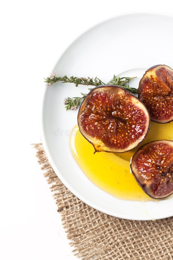 Figs and honey stock photo. Image of thyme, breakfast 33623372