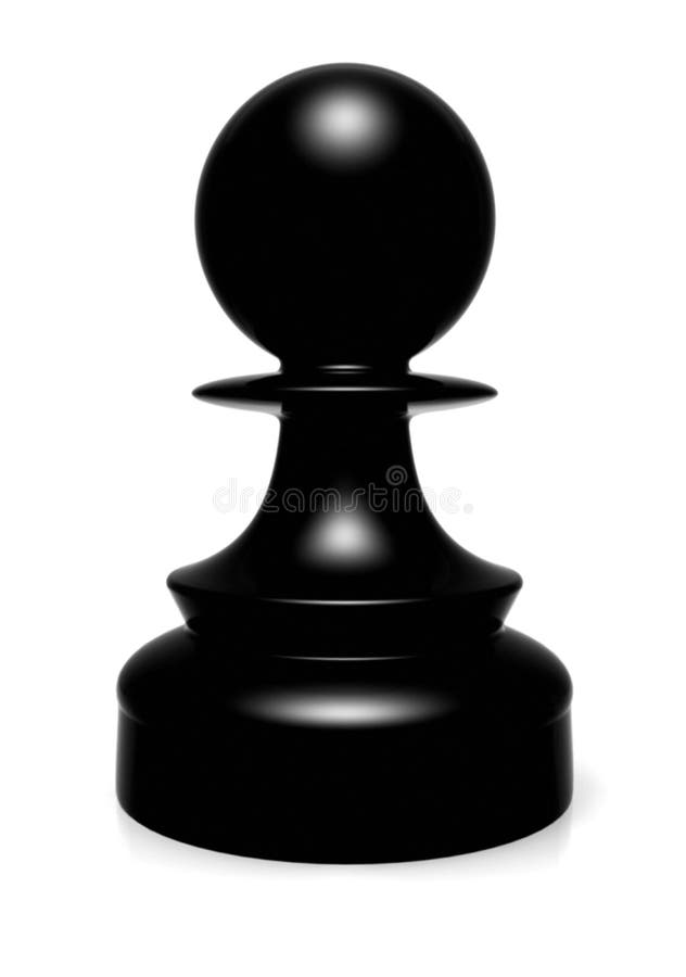 Peça de xadrez de peão ilustração do vetor. Ilustração de penhor - 219161647