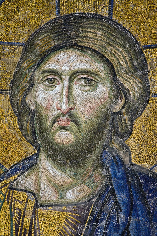 Figura del Jesucristo del mosaico, retrato