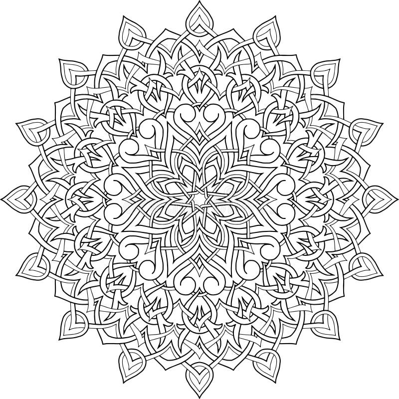 Vetores de Figura De Mandala Para Colorir Desenho De Rabiscos e mais  imagens de Abstrato - Abstrato, Arte, Bordado - iStock